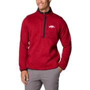 Arkansas Columbia Sweater Weather Half Zip Pullover